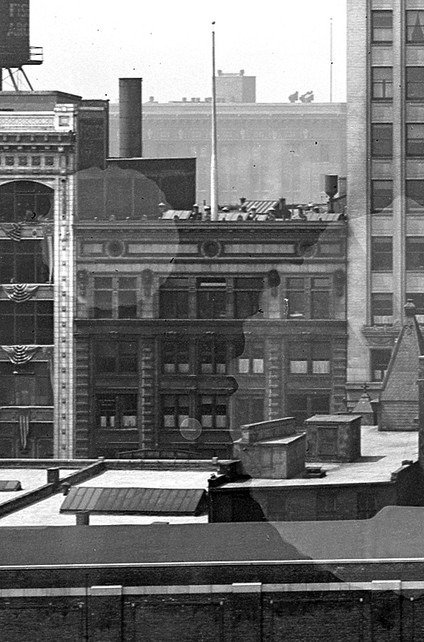 Vintage view from the northeast