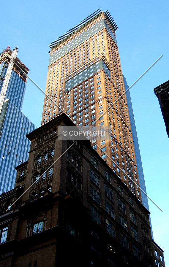 View from the west at 56th Street and 7th Avenue