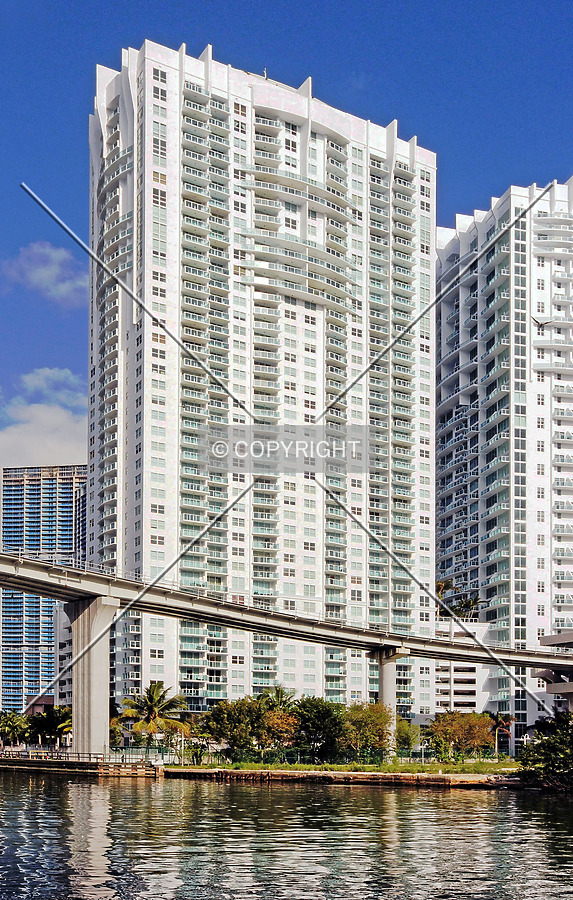 View from the west across the Miami River