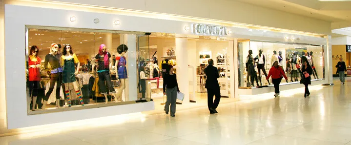 Forever 21 store inside the mall