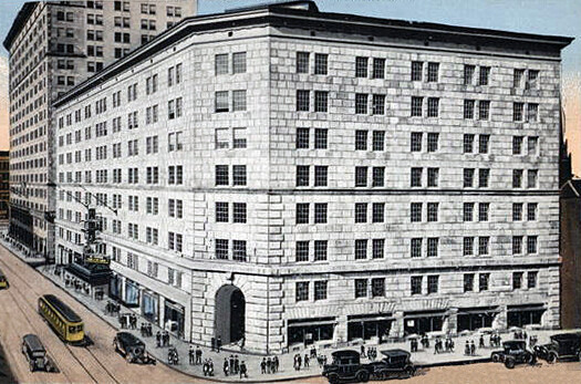 Vintage view from the south