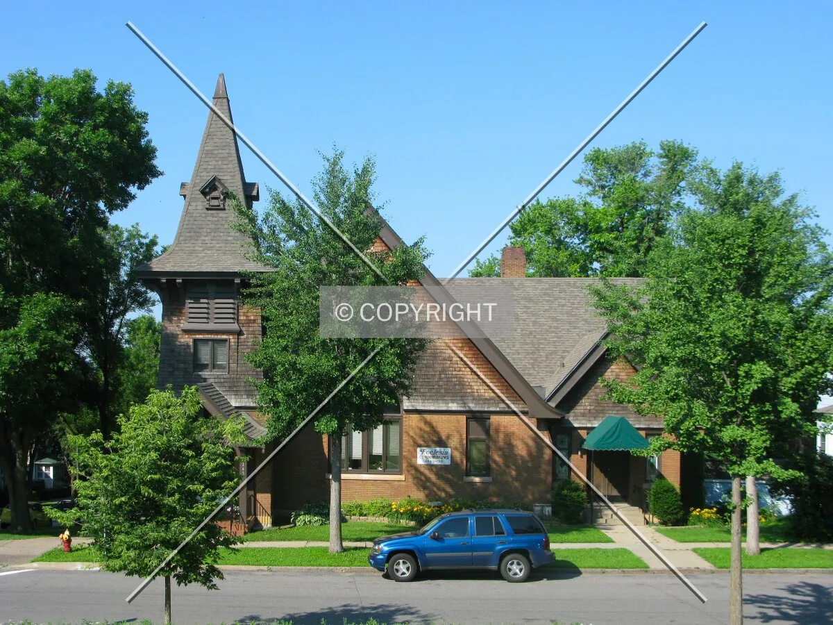 View to the west across Bates Avenue
