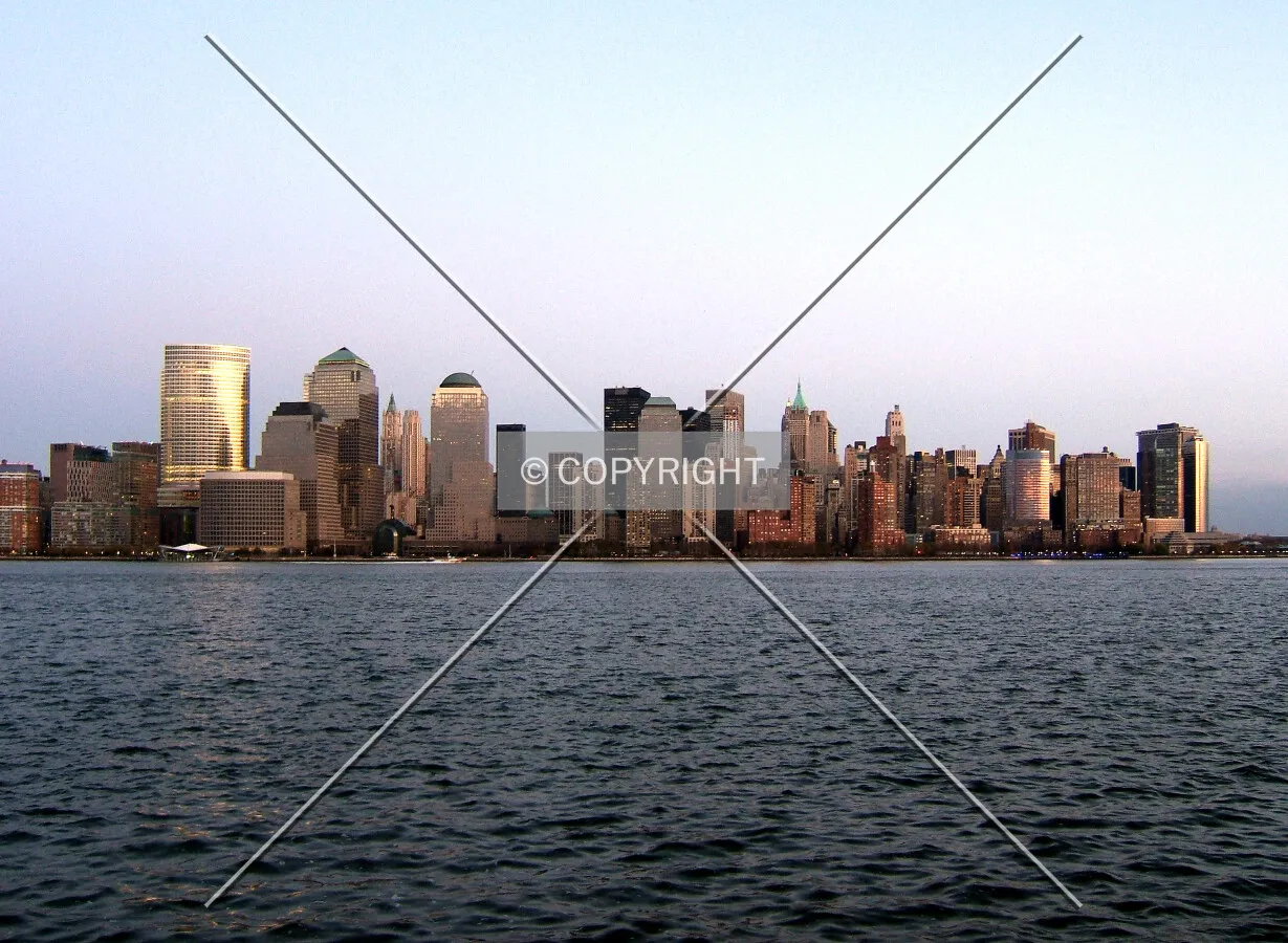 Downtown Manhattan from the west