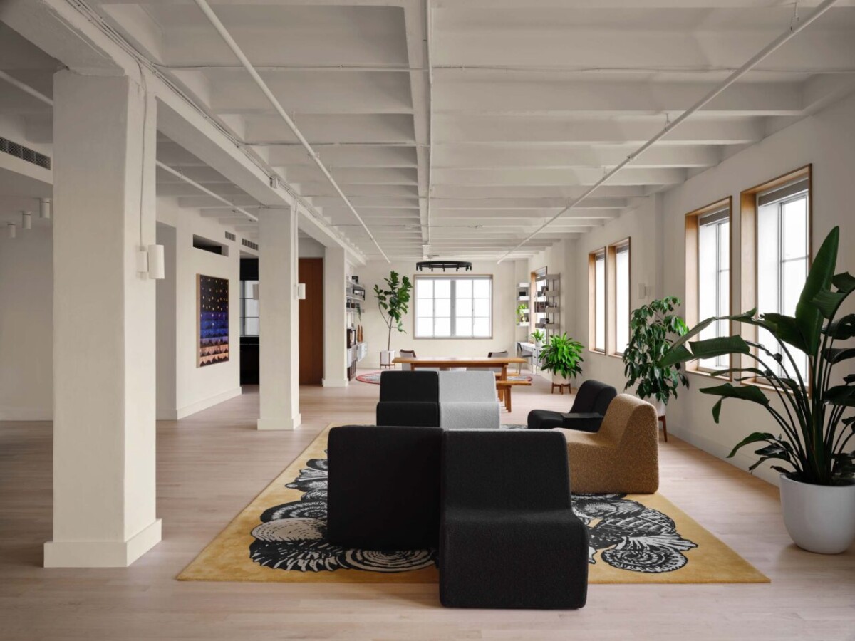 A renovated seventh floor office