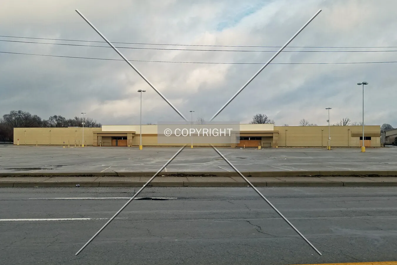View from the west; January 27, 2018