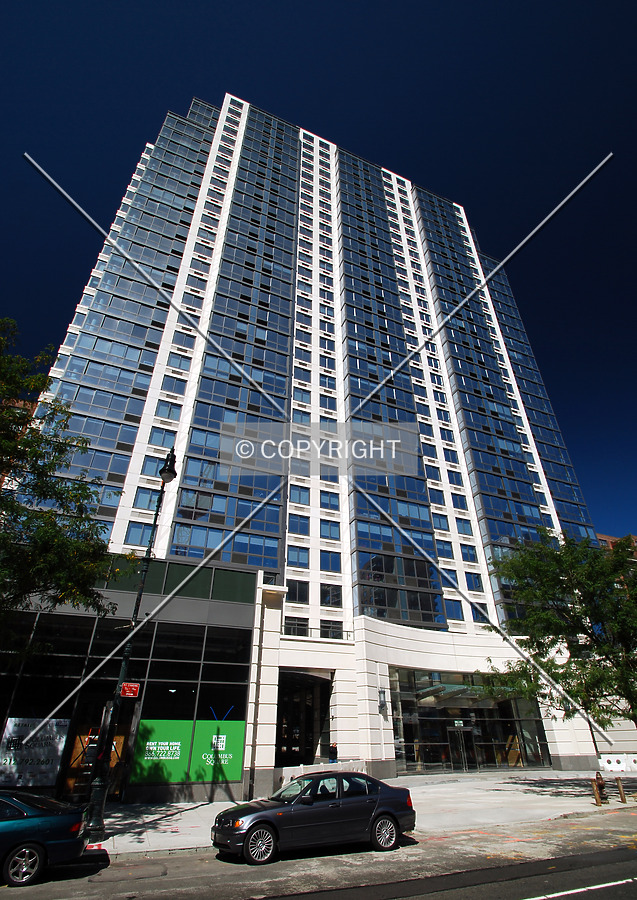 Looking up from Columbus Avenue