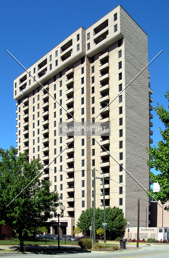 From the southeast across West Avenue