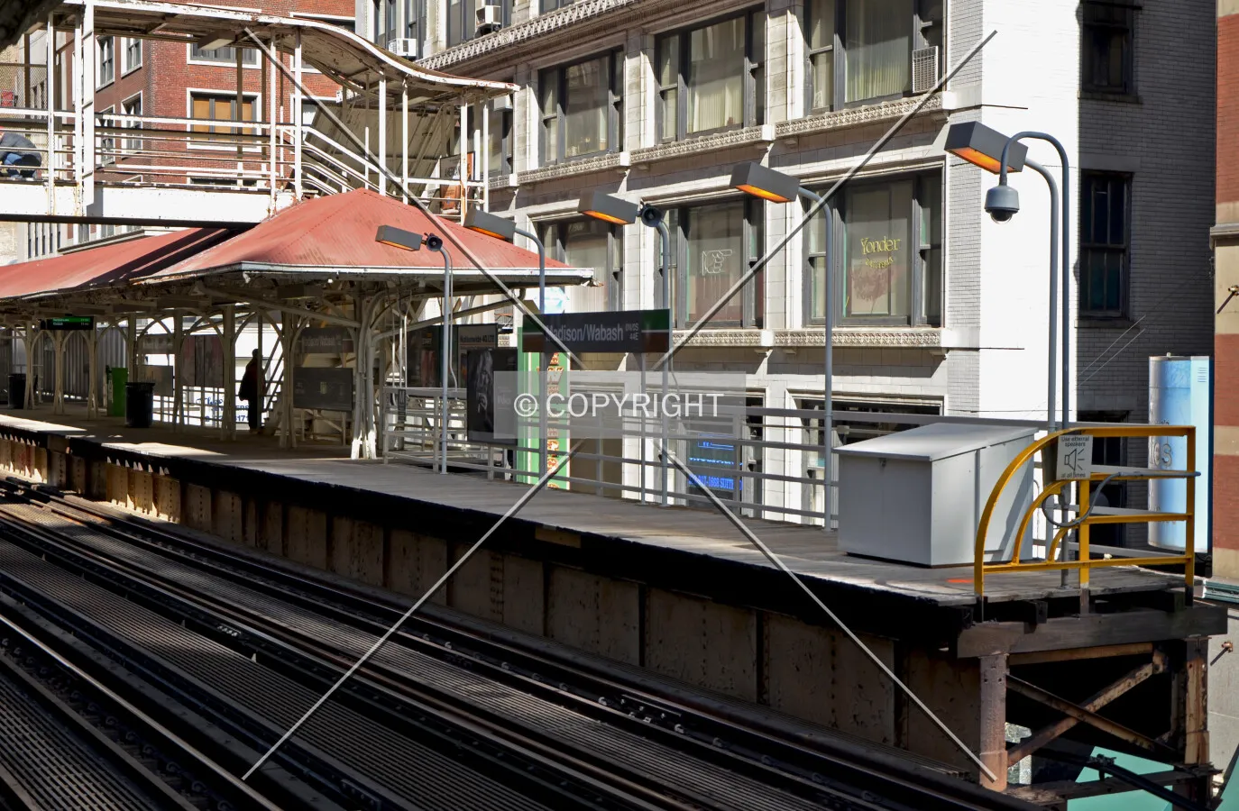 South end of the eastern platform; March 7, 2015.
