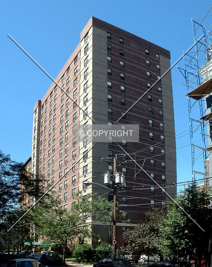 View from the northeast along Bloomfield Street