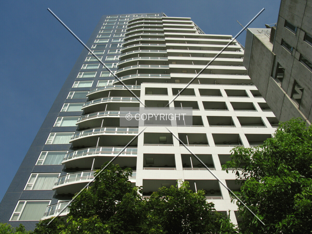Looking up from the west