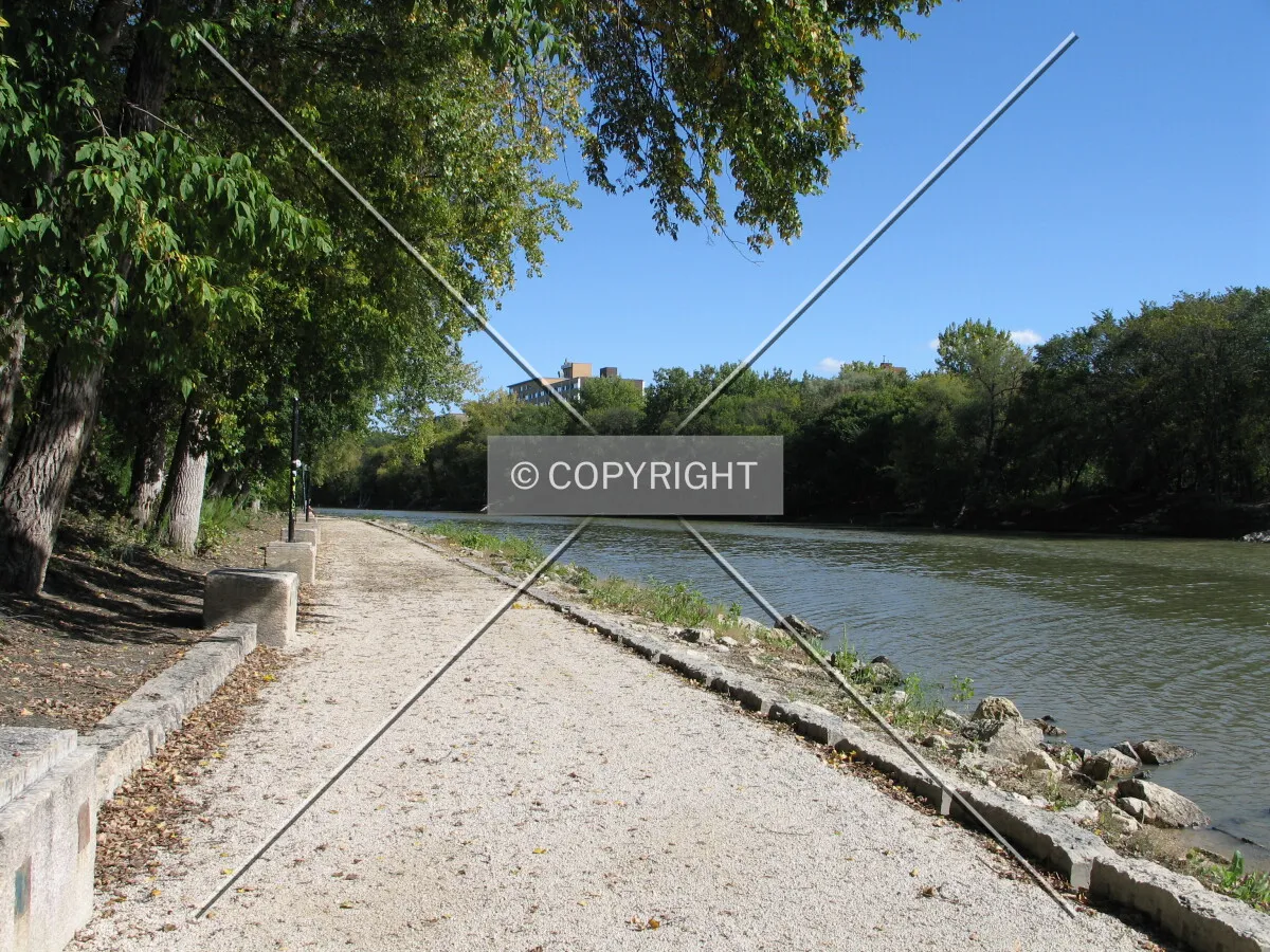 View along Assiniboine River