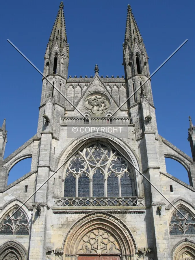 View on the western façade