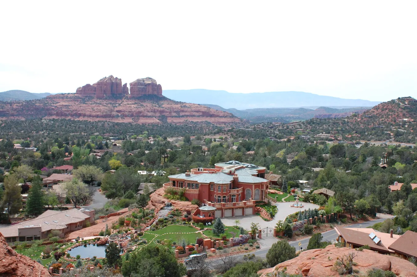 Wide view of Sedona