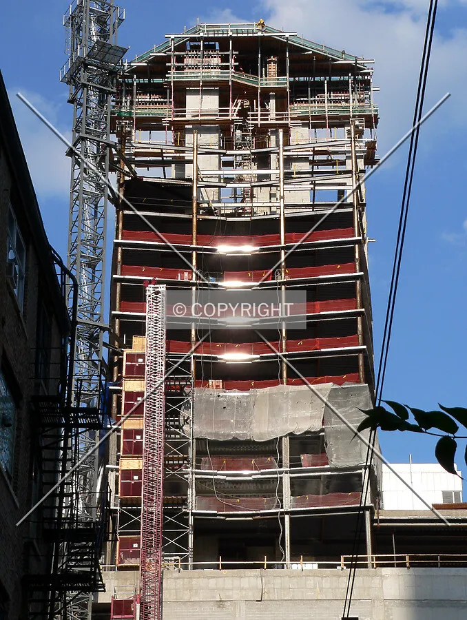View to the east from St. Clair Street