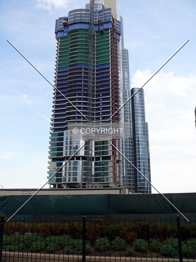 View to the east from Michigan Avenue