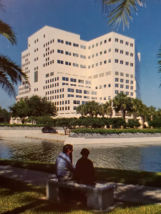 Vintage view from the northeast