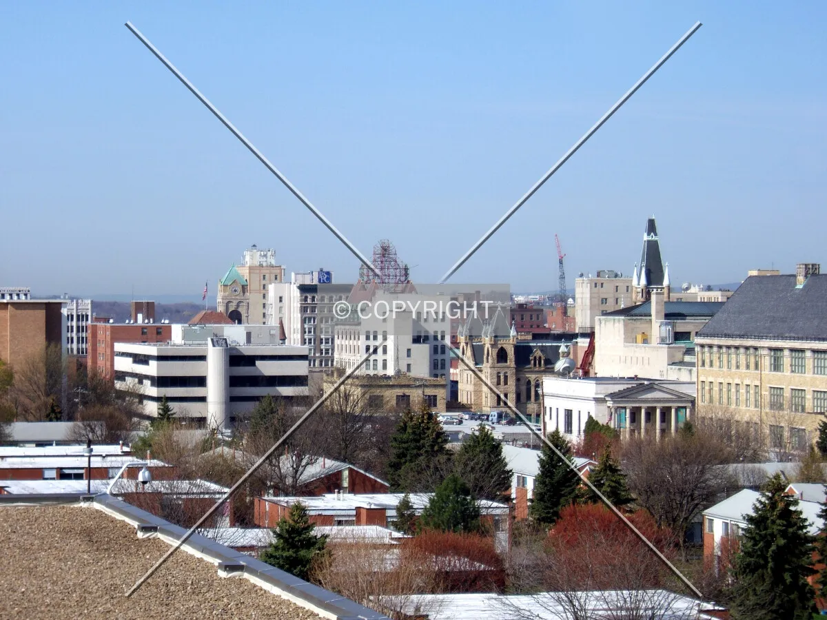 Downtown from the northeast