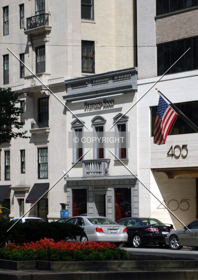 Viewed across Park Avenue