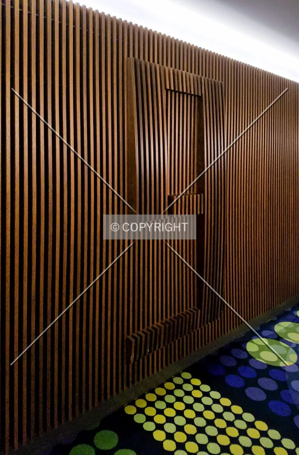 9th floor elevator lobby; February 15, 2017