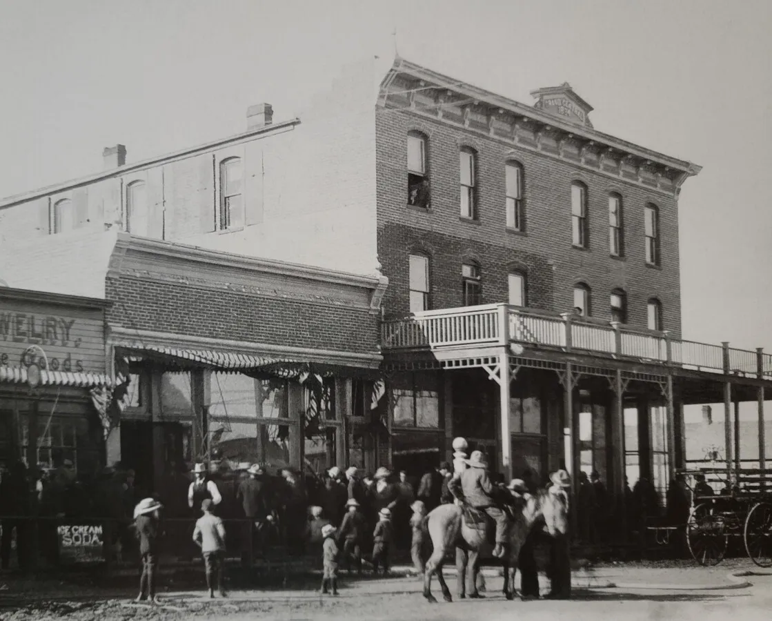 Vintage view from the southeast