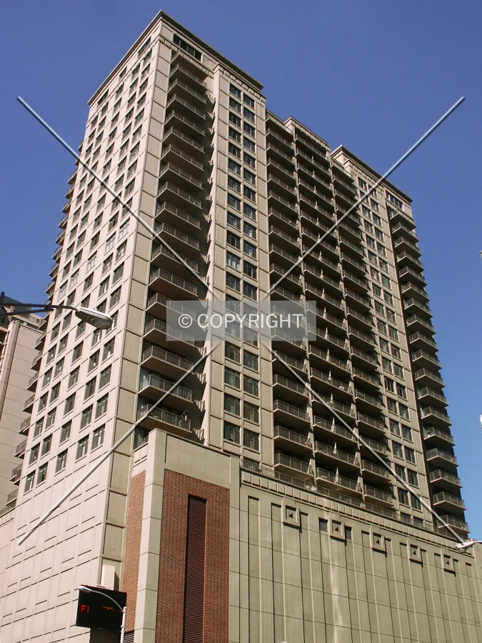 Looking up from the southeast