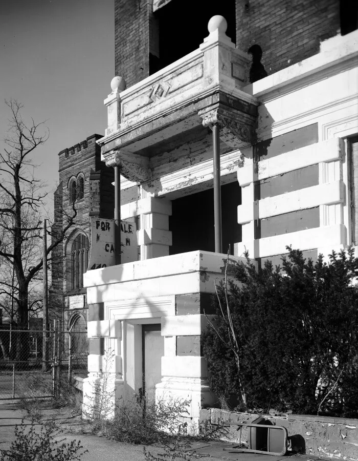 View from the southeast