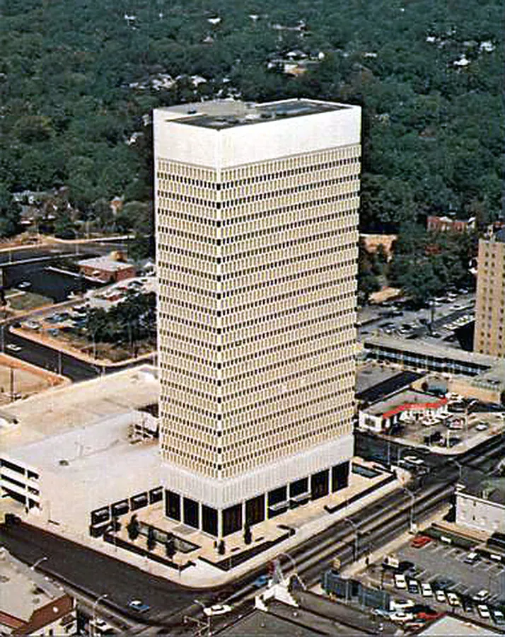 Vintage view from the southeast