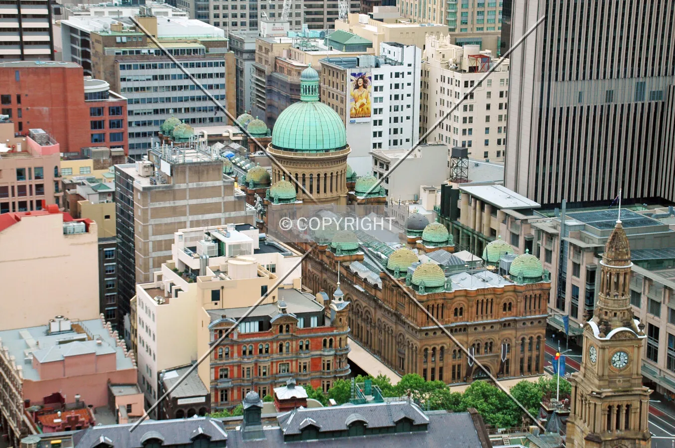 Elevated view
