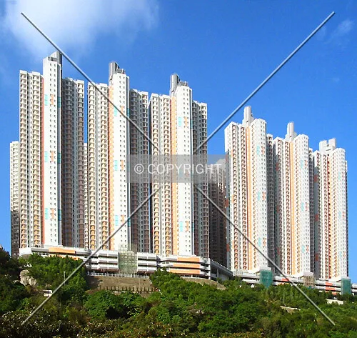 View from park below project