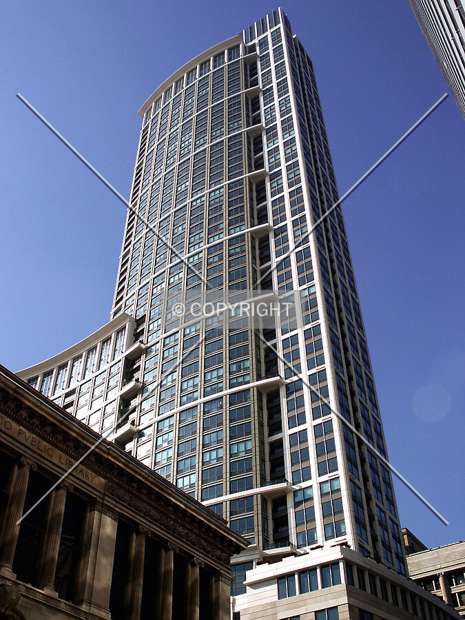 Looking up from the northeast