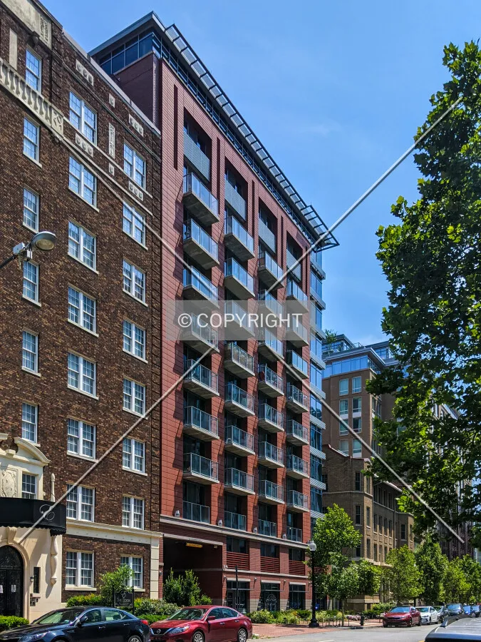 Residential portion from the southwest