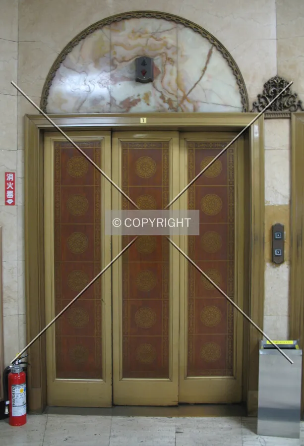 Elevator number one on the ground floor