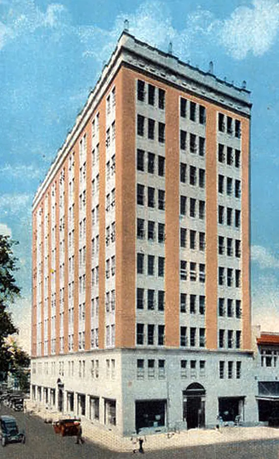 Vintage view from the southeast