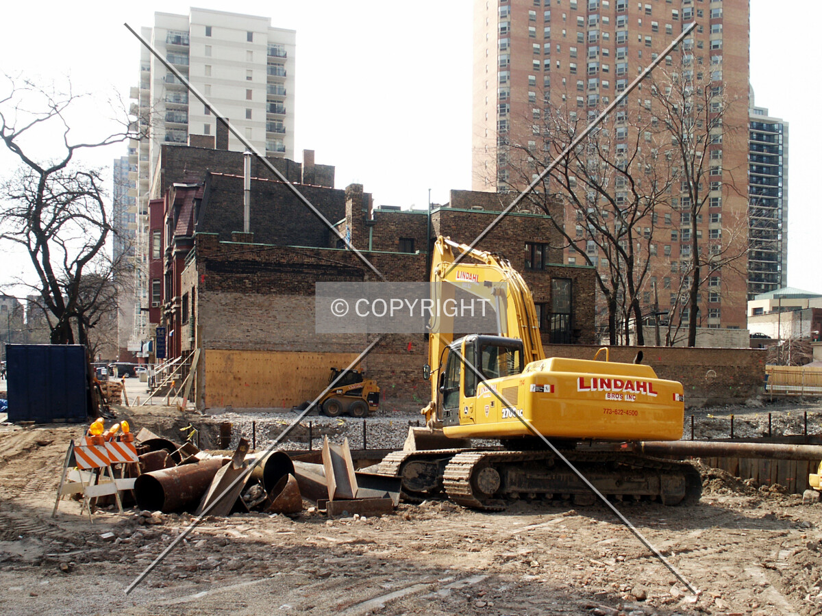Looking east along Pearson Street