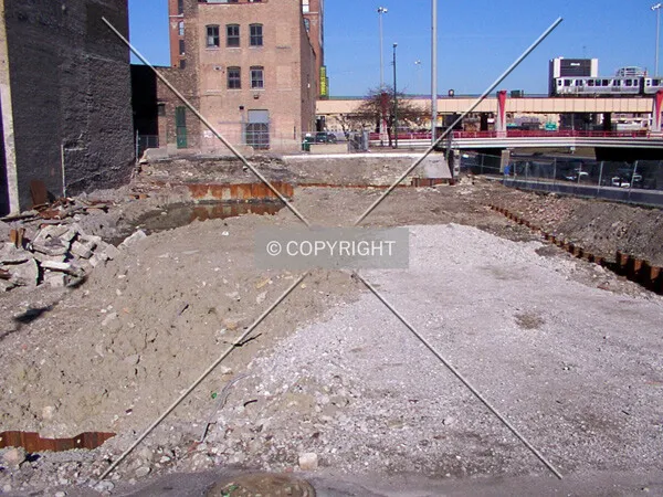 Site during a break in construction