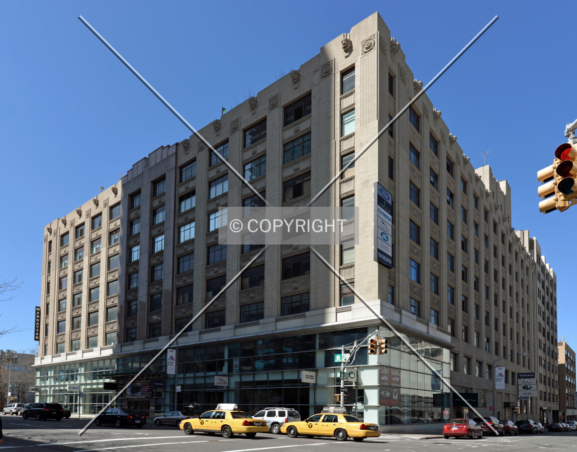 View from the east at 11th Avenue and 54th Street