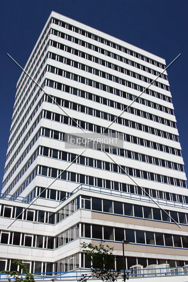 Looking up the south side