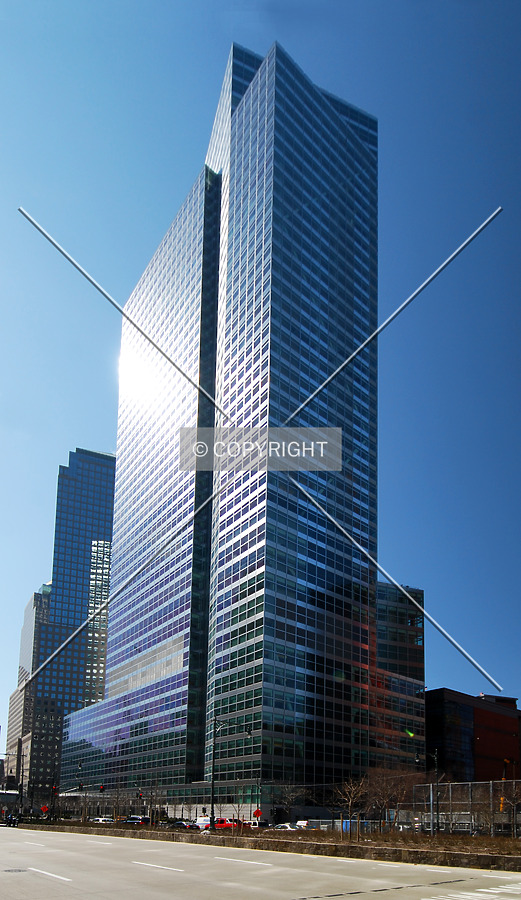 Viewed from the northeast along West Street
