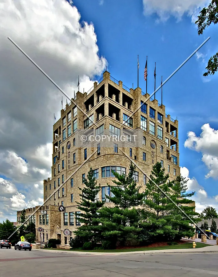 Southwest view; July 25, 2020