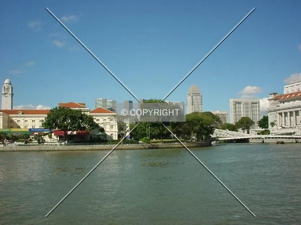 View from the plaza of UOB