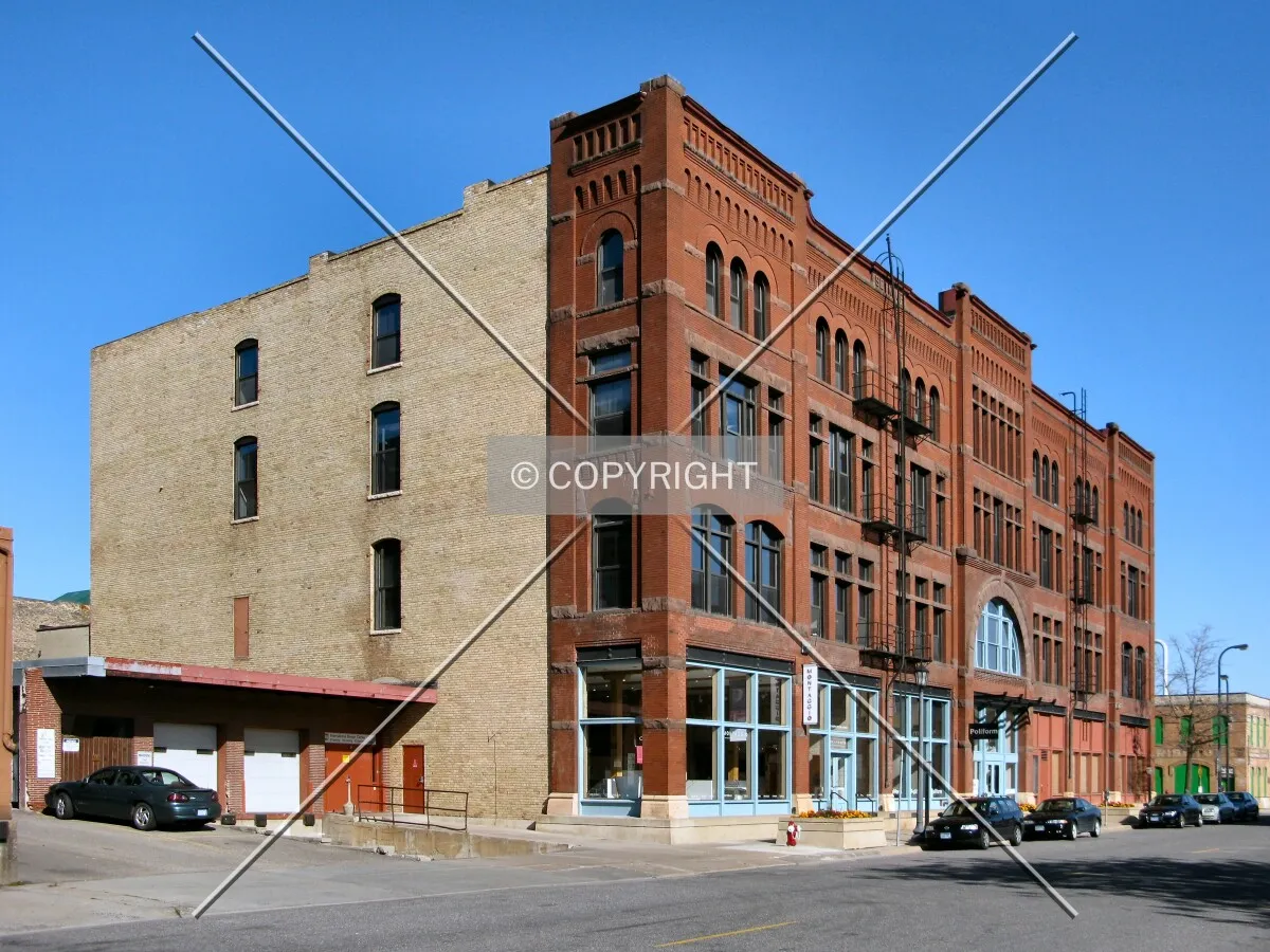 View to the north across 2nd Avenue North