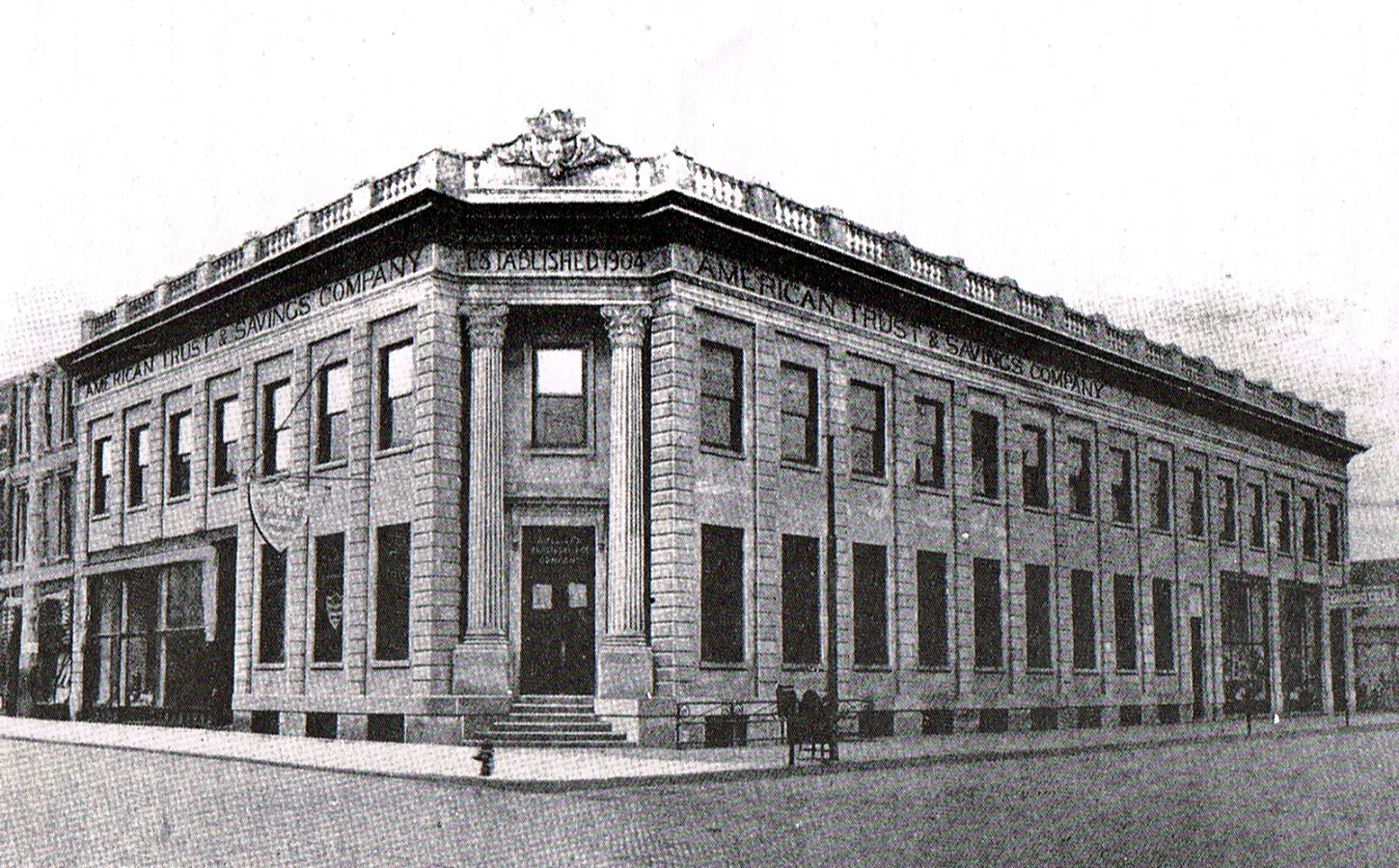 Vintage view from the east before vertical addition