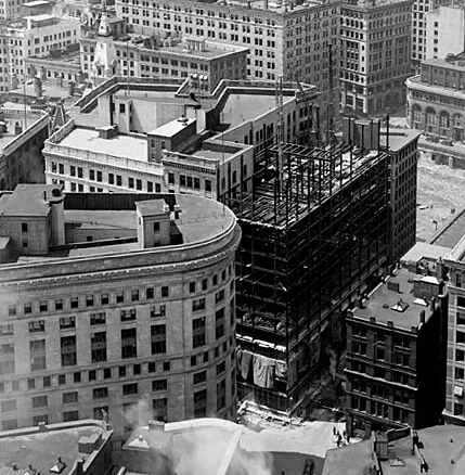 View from the northeast