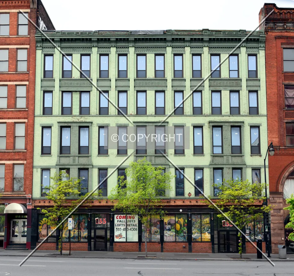 View from the east on St. Paul Street