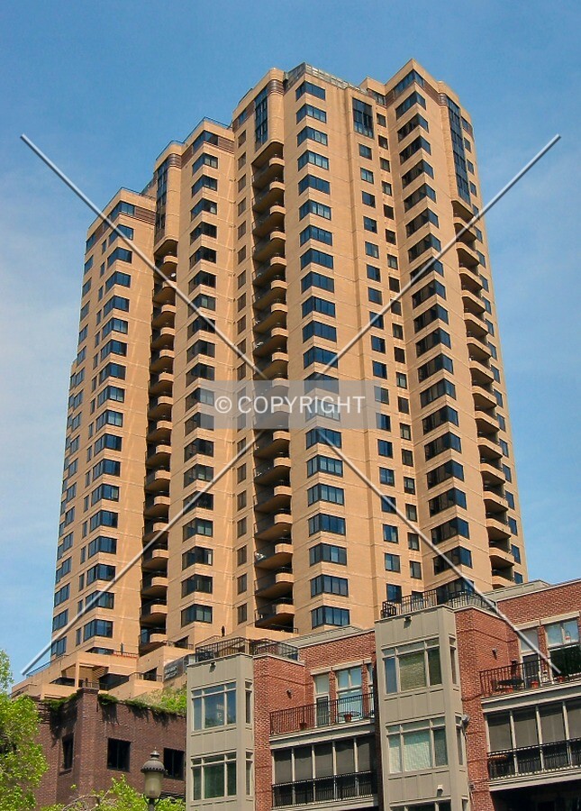 Looking up from Main Street SE