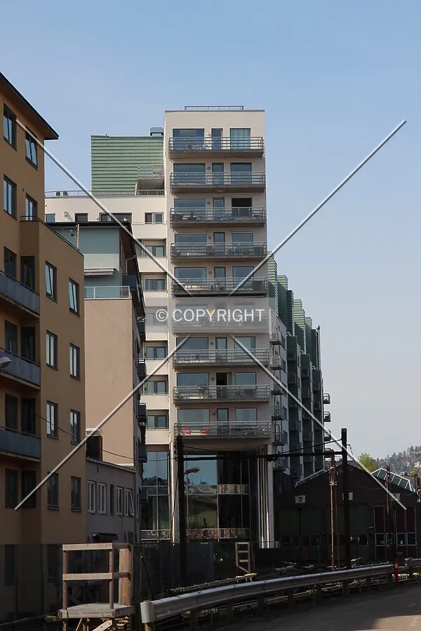 View from the metro station