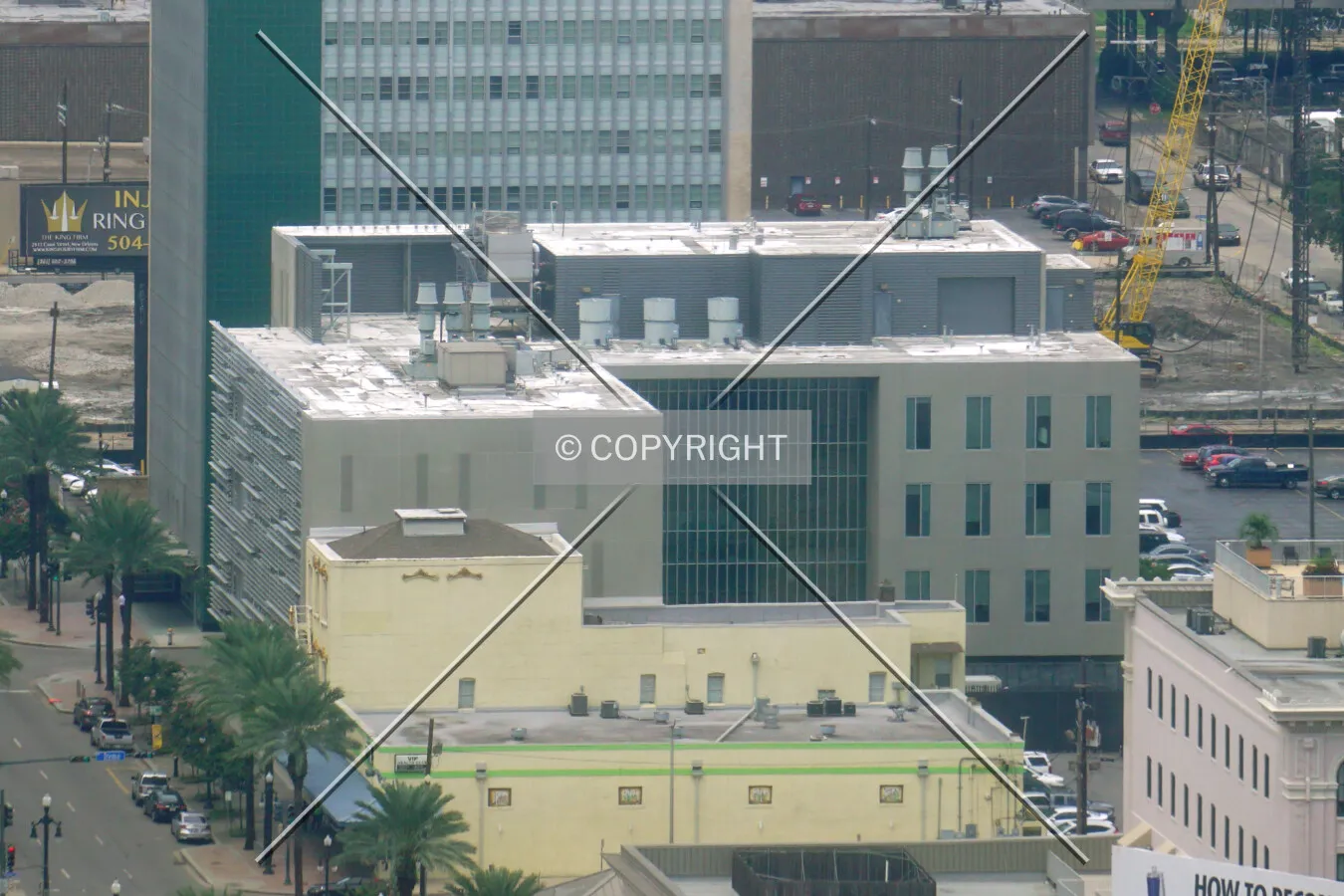 Distant view from the Sheraton Hotel; August 24, 2016