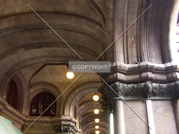 Detail of the arcade