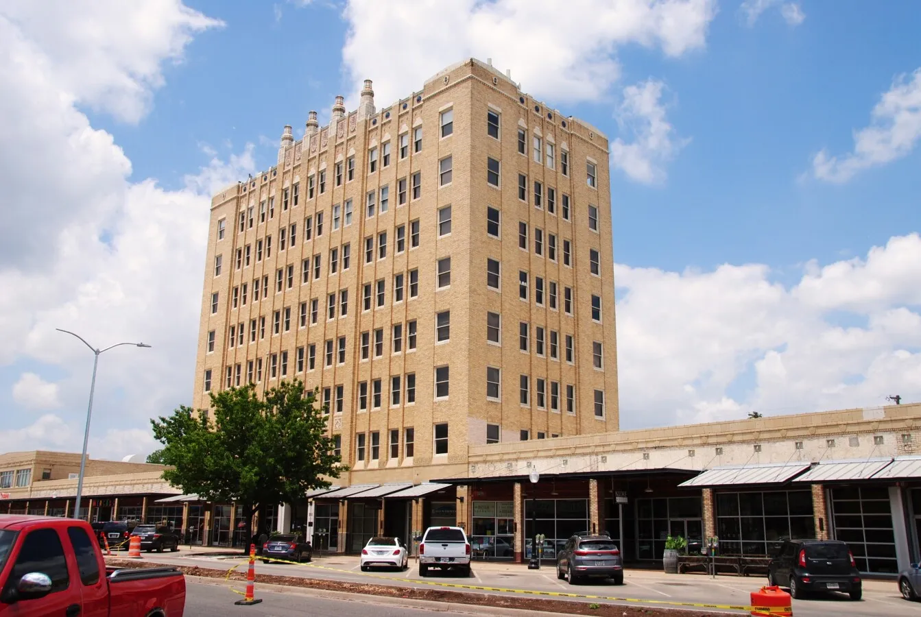 View from the southeast