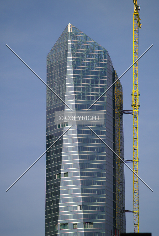 Top floors as seen from the northeast